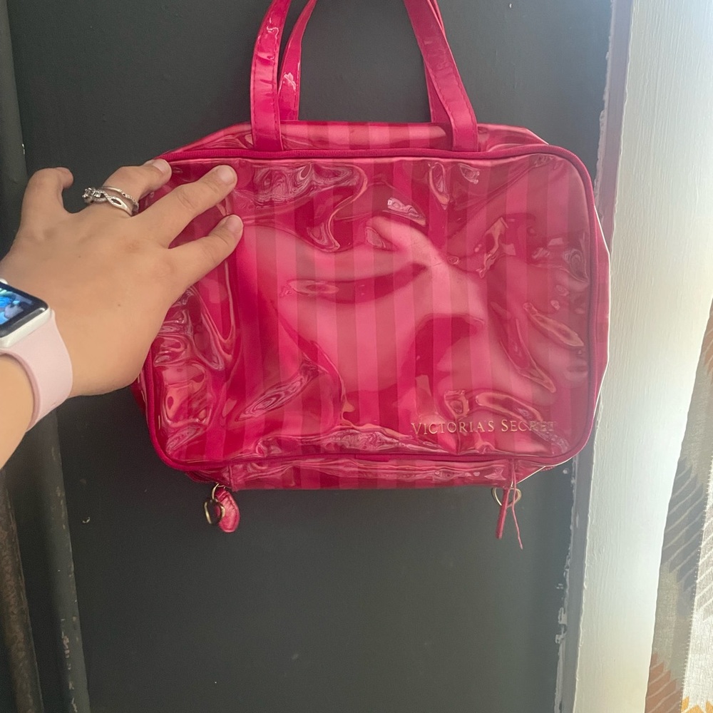 Victoria’s Secret make up bag for the shower room